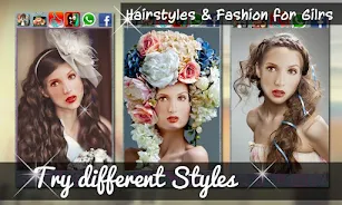 Hairstyles & Fashion for Girls ภาพหน้าจอ 1