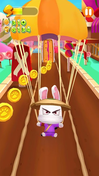 Run Talking Ninja Run! Mod ภาพหน้าจอ 2