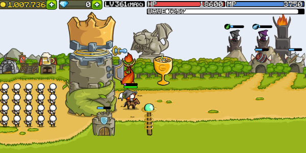 Grow Castle - Tower Defense Captura de pantalla 2