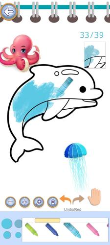 Baby Shark Coloring Book Скриншот 2