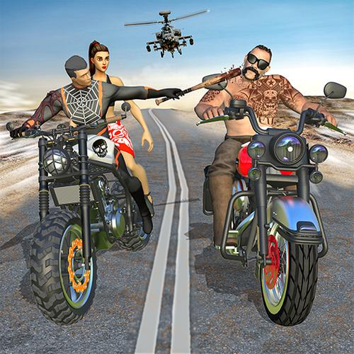 Gangster Bike: Real Race Game スクリーンショット 1