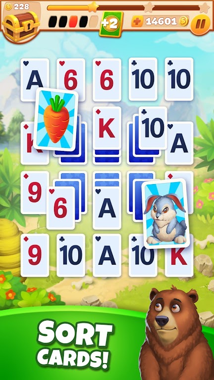 Solitaire Tarot: Fun Card Patience & Travelling スクリーンショット 1