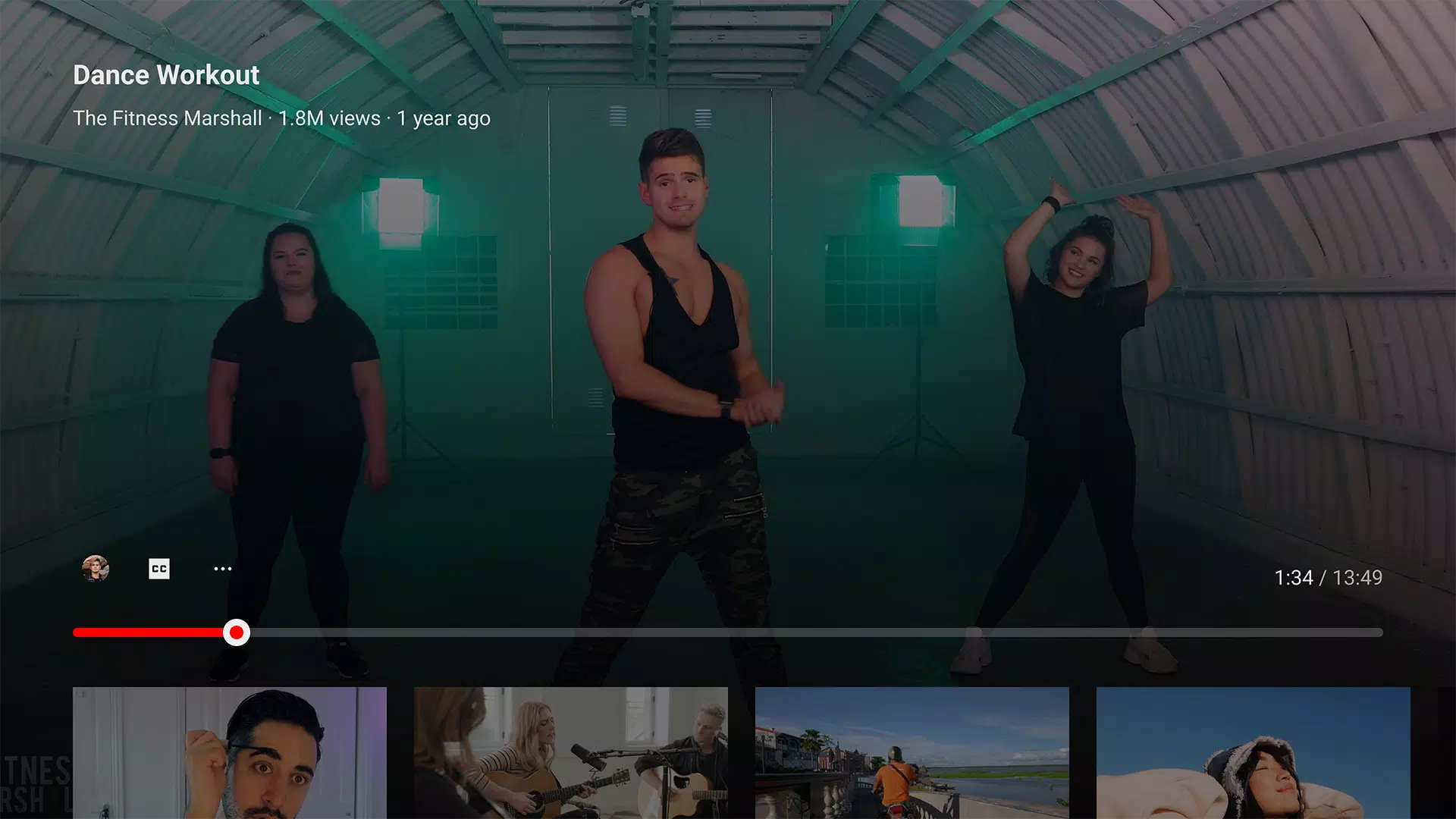 YouTube for Android TV Screenshot 3