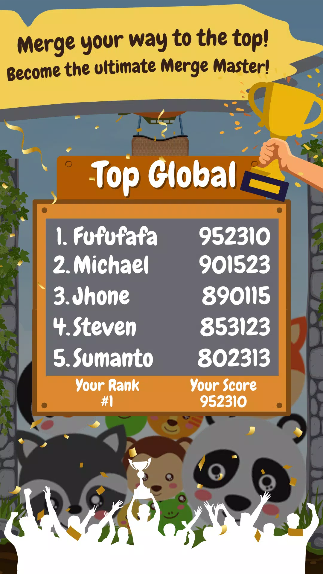 animal drop merge Capture d'écran 2