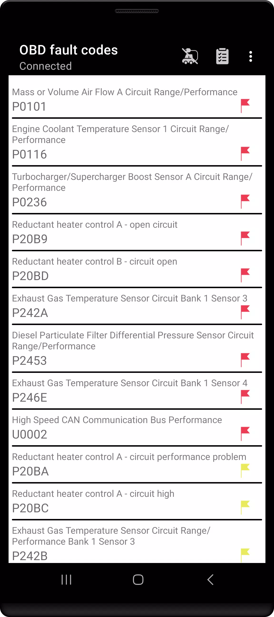 Tor OBD2 Diagnostics应用截图第2张