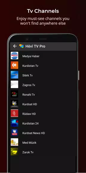 Hêvî TV Pro Tangkapan skrin 3