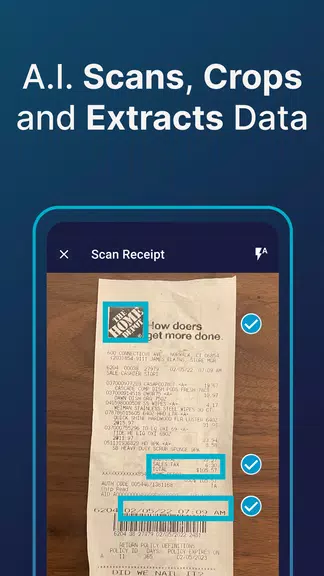 SimplyWise Receipt Scanner Screenshot 2