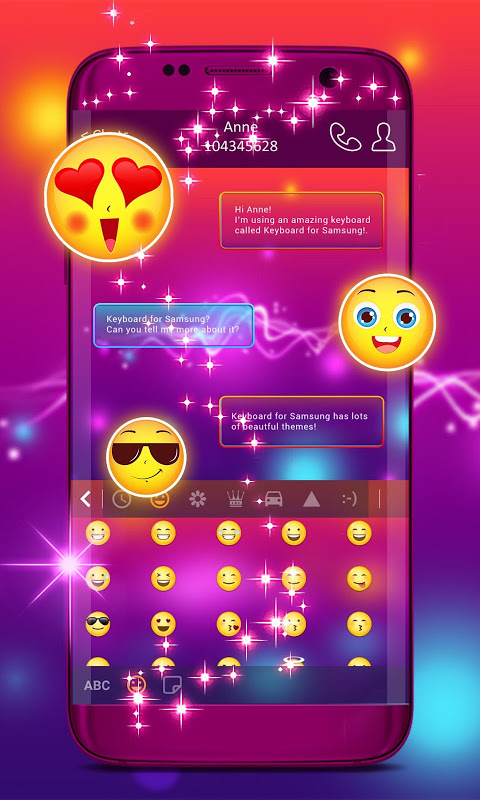 Keyboard Theme for Samsung Ảnh chụp màn hình 1