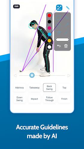 Golf Fix - AI Swing Analyzer Ảnh chụp màn hình 1