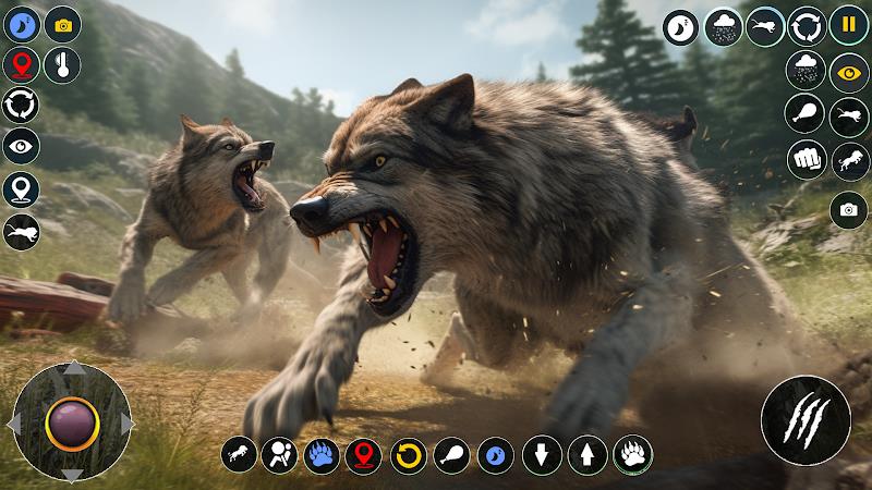 Wolf Simulator: Wild Wolf Game Capture d'écran 3