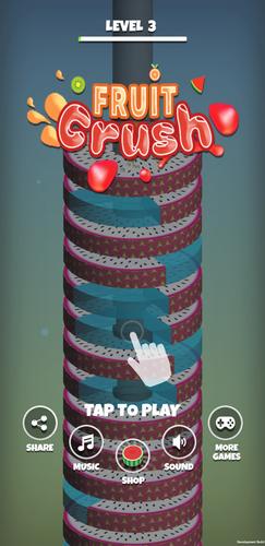 Stack Ball Fruit Crush スクリーンショット 0