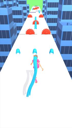 Long Hair Run Schermafbeelding 0