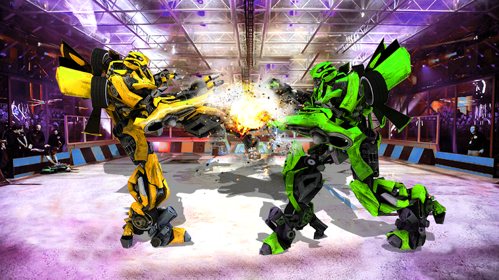 Futuristic Robot City Fighting 3D Game应用截图第0张