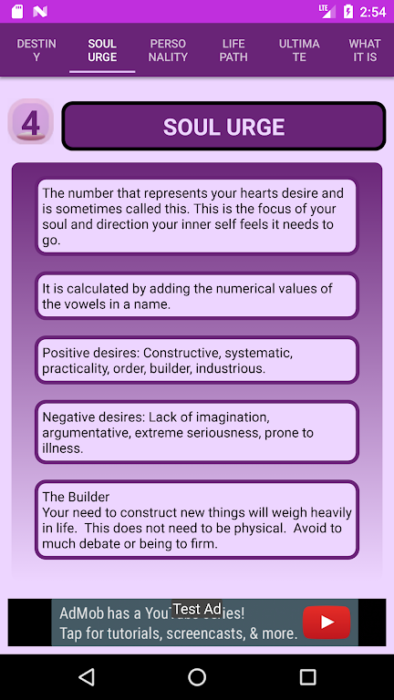 Pythagorean Numerology Calculator Tangkapan skrin 3