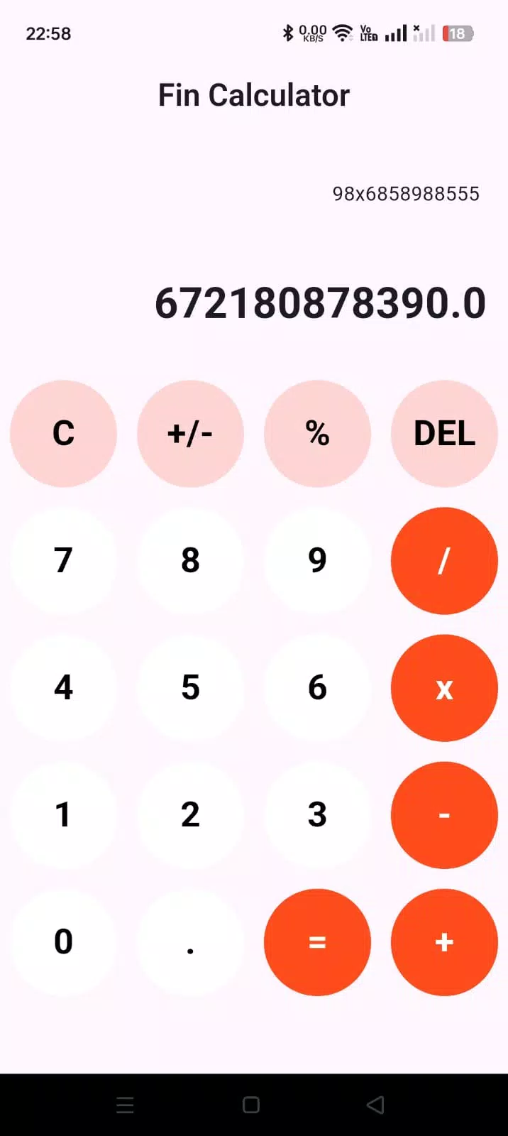 Fin Calculator Screenshot 1