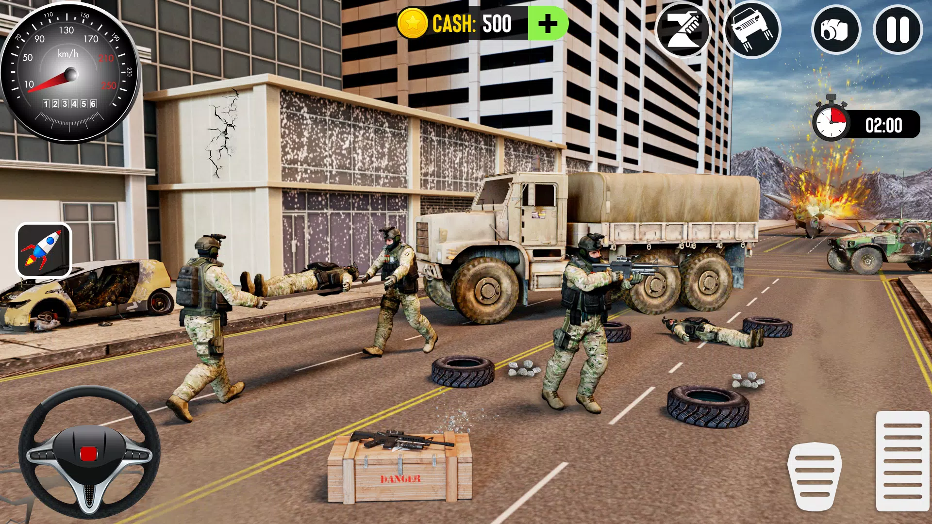 Army Car Games Truck Driving Capture d'écran 0