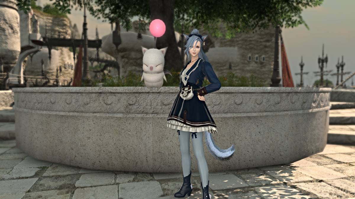 Traveling Moogle NPC in Final Fantasy XIV