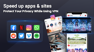 3X VPN - Smooth Browsing Mod Ảnh chụp màn hình 1