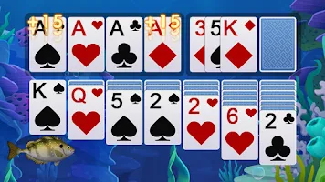 Solitaire Fish World-OceanTrip ภาพหน้าจอ 1