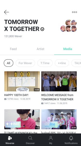 weverse स्क्रीनशॉट 3