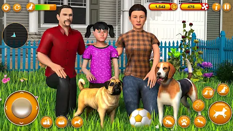 Pet Dog Family Adventure Games 스크린샷 1