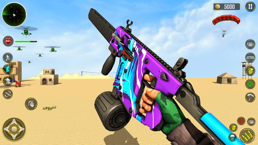 FPS Shooting game 3d gun game スクリーンショット 0
