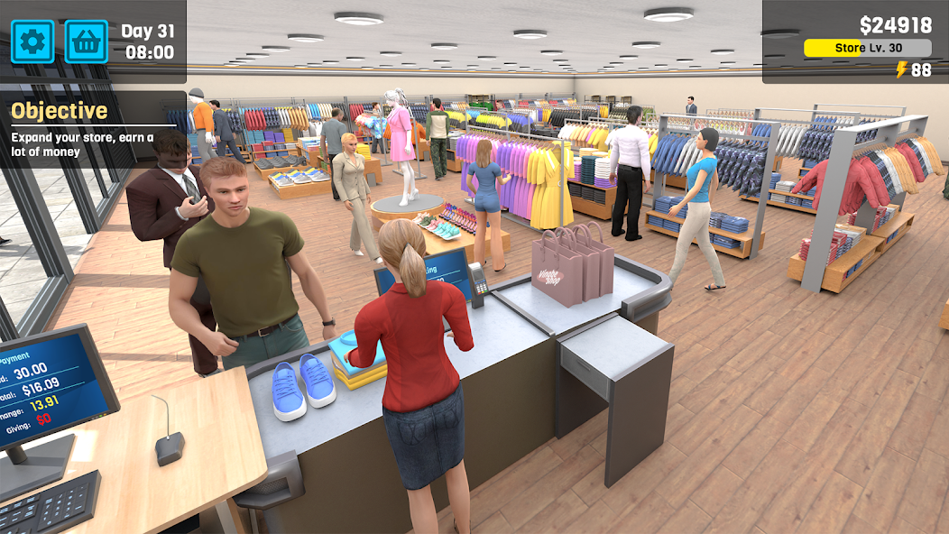 Clothing Store Simulator Mod Zrzut ekranu 3