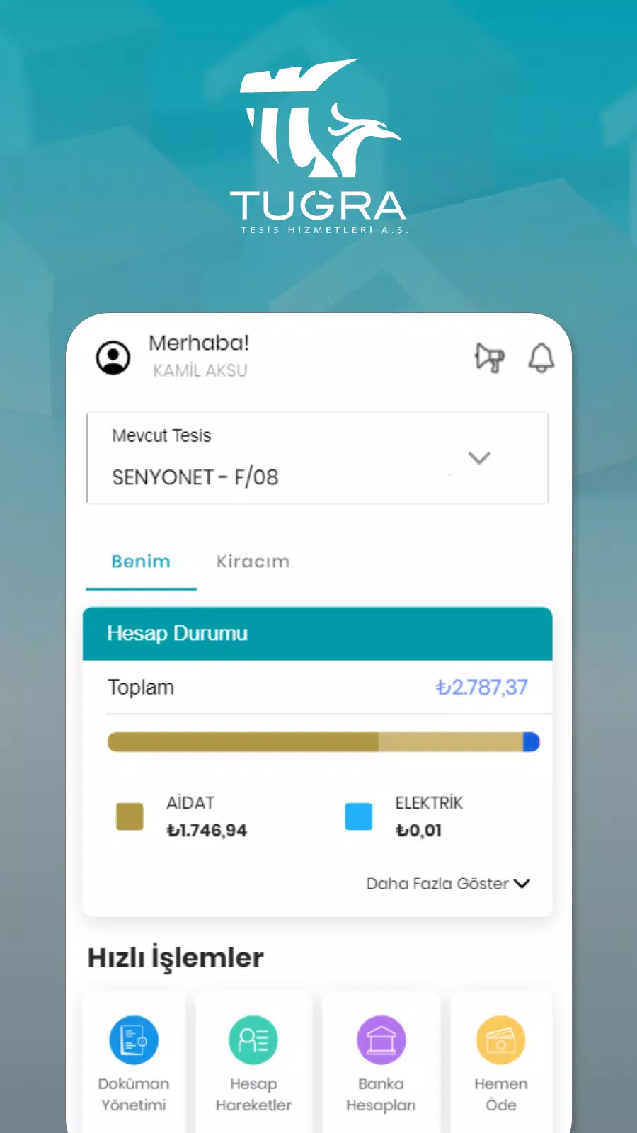 Tuğra Yönetim Screenshot 1