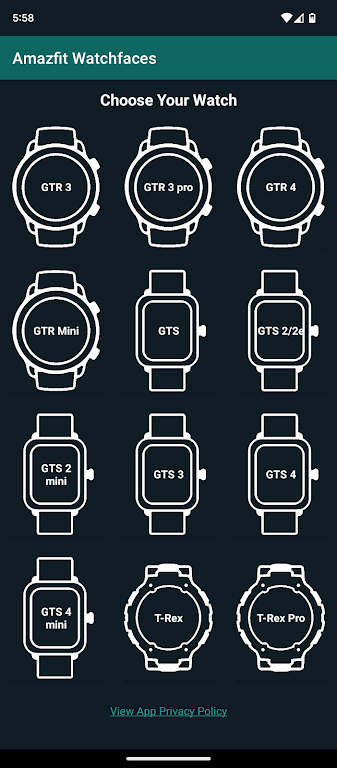 Watchfaces for Amazfit Watches स्क्रीनशॉट 1