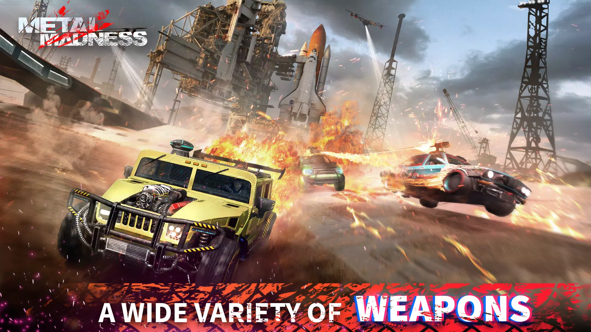 METAL MADNESS PvP: Car Shooter Screenshot 0