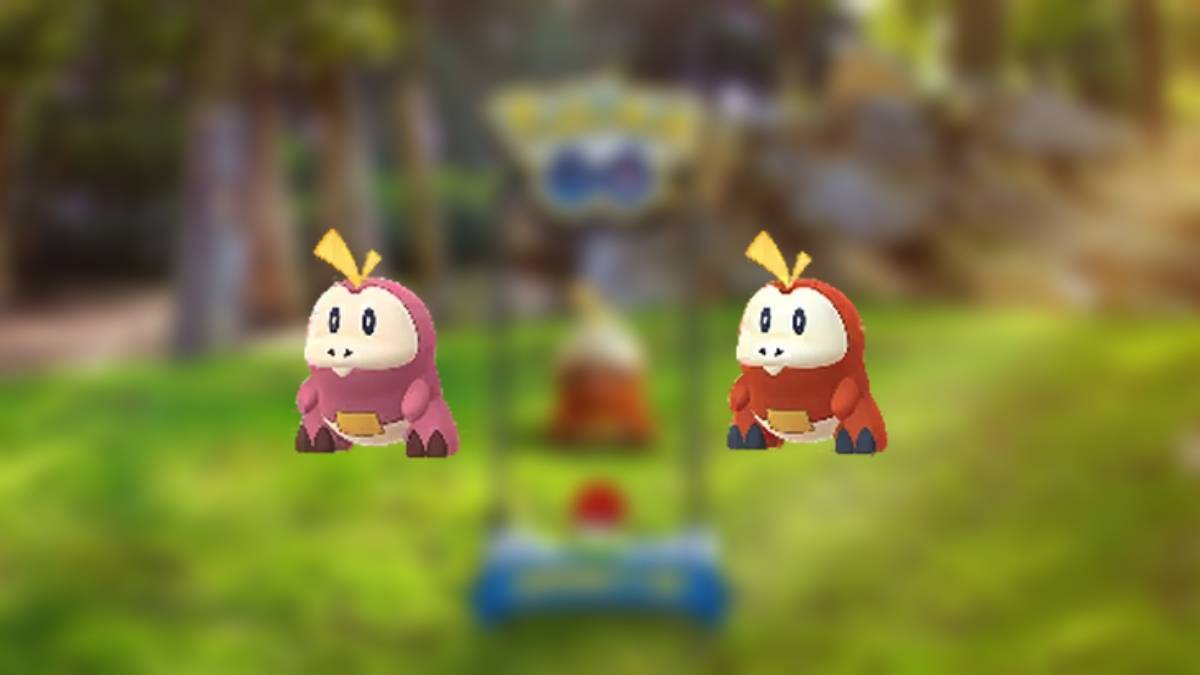 通常のスプライトと一緒にポケモンゴーの光沢のあるフエココ