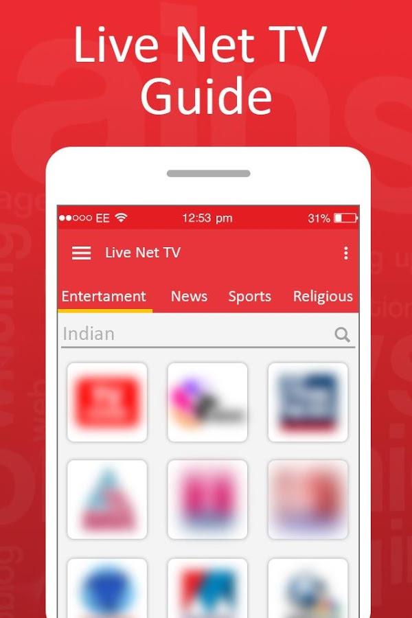 Live Net TV Streaming Guide Capture d'écran 0