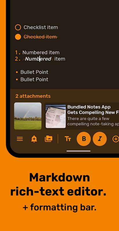 Bundled Notes - Lists, To-do ภาพหน้าจอ 1