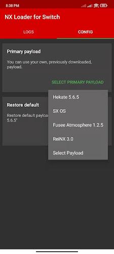 NX Payload Loader for Switch স্ক্রিনশট 0