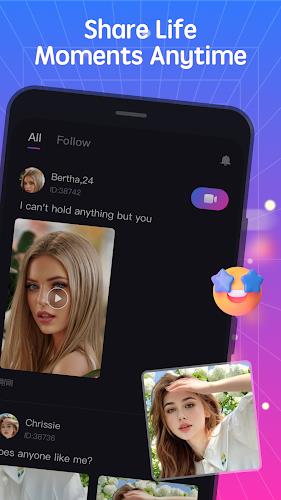 LanChat: Live Video Chat&Calls Captura de tela 3