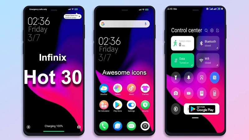 Infinix Hot 30 Launcher:Themes Schermafbeelding 3