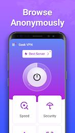 Geek VPN: Fast & Stable Proxy 스크린샷 1