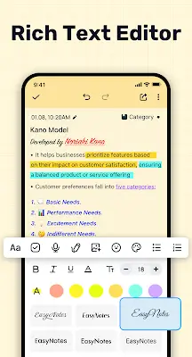 Easy Notes - Notas, Apuntes Captura de pantalla 1