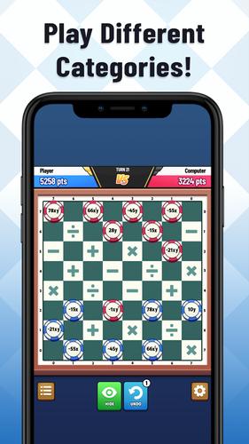 Damath: Math Checkers Скриншот 2