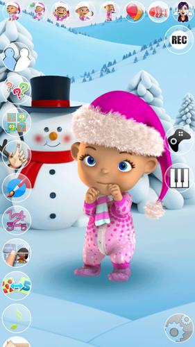 Talking Baby Babsy Winter Fun應用截圖第1張