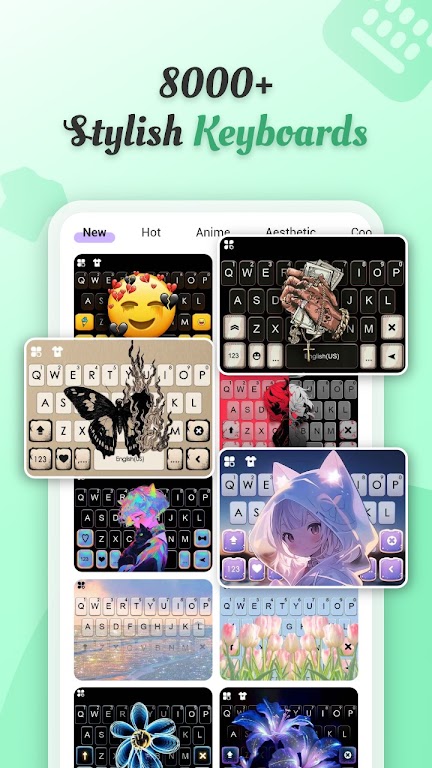 Cool Fonts – Keyboard & Themes Mod ဖန်သားပြင်ဓာတ်ပုံ 3