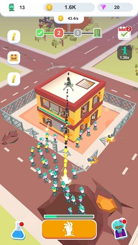 Idle Zombie Army স্ক্রিনশট 2