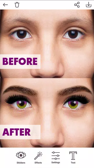 Eye Color Changer Zrzut ekranu 2