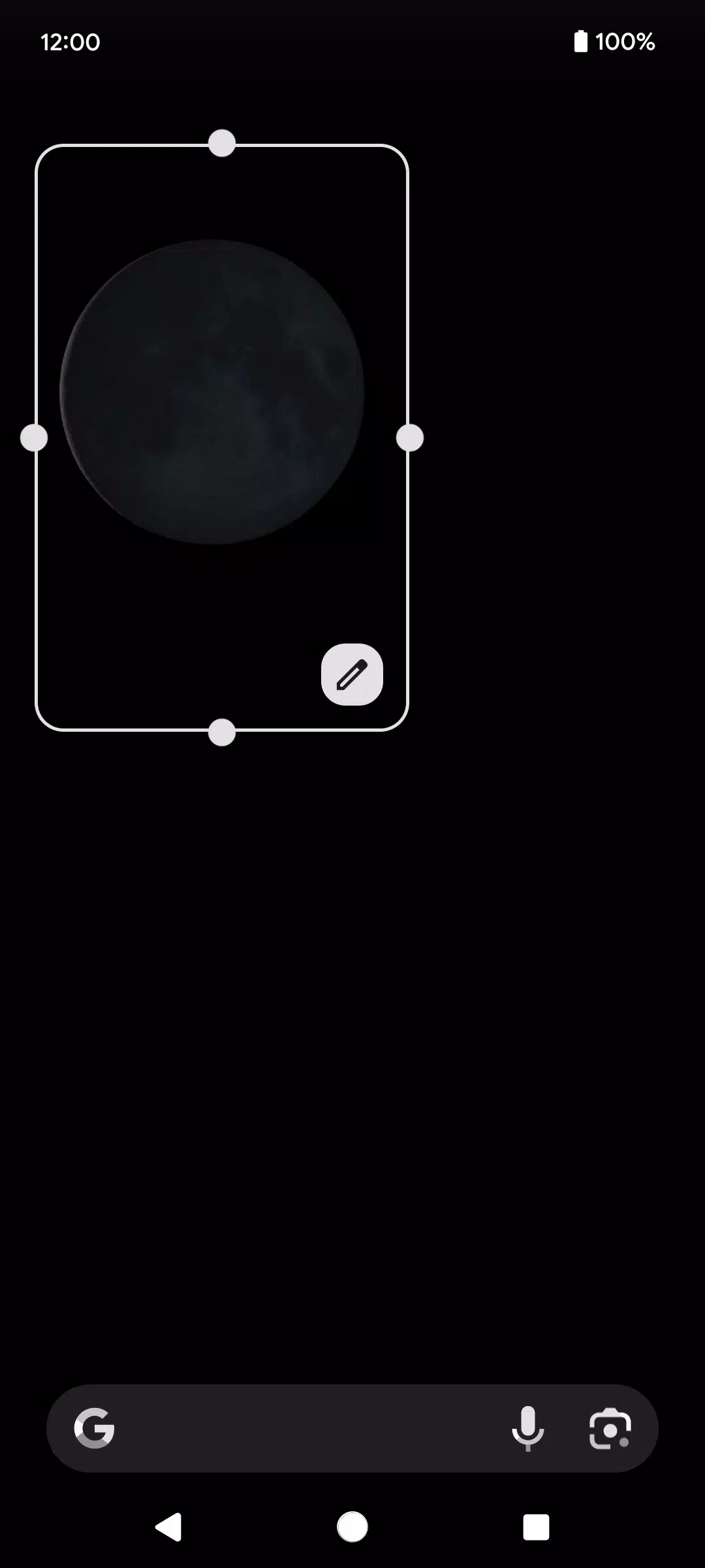 Schermata Transparent Widget 3