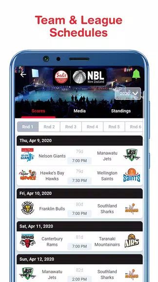 Tribe: Live Sports Scores 스크린샷 2