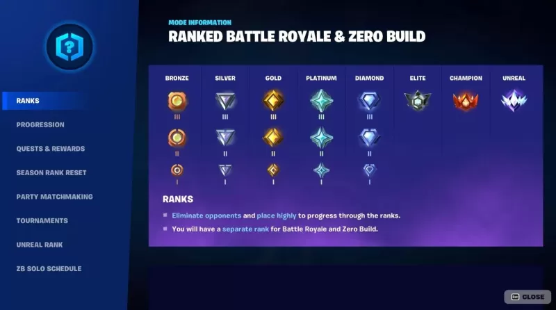 Fortnite Mobile Ranking Guide - Comprehensive Breakdown of All Ranks, Rewards & Strategies