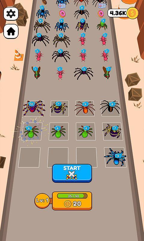 Merge Ants: Underground Battle Capture d'écran 1