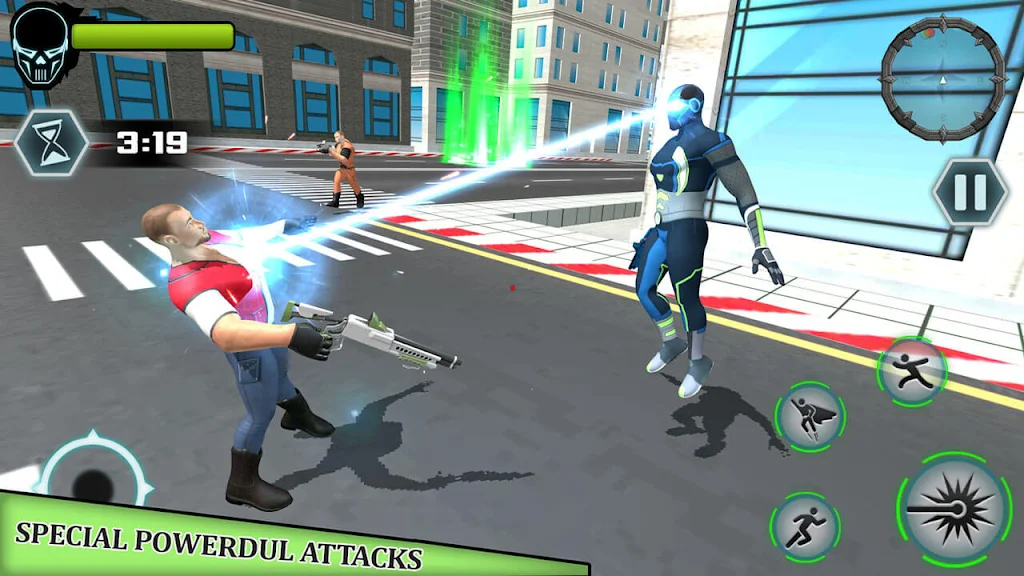 Superhero: Monster City Battle Screenshot 1