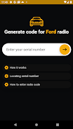 Ford radio code generator Tangkapan skrin 0