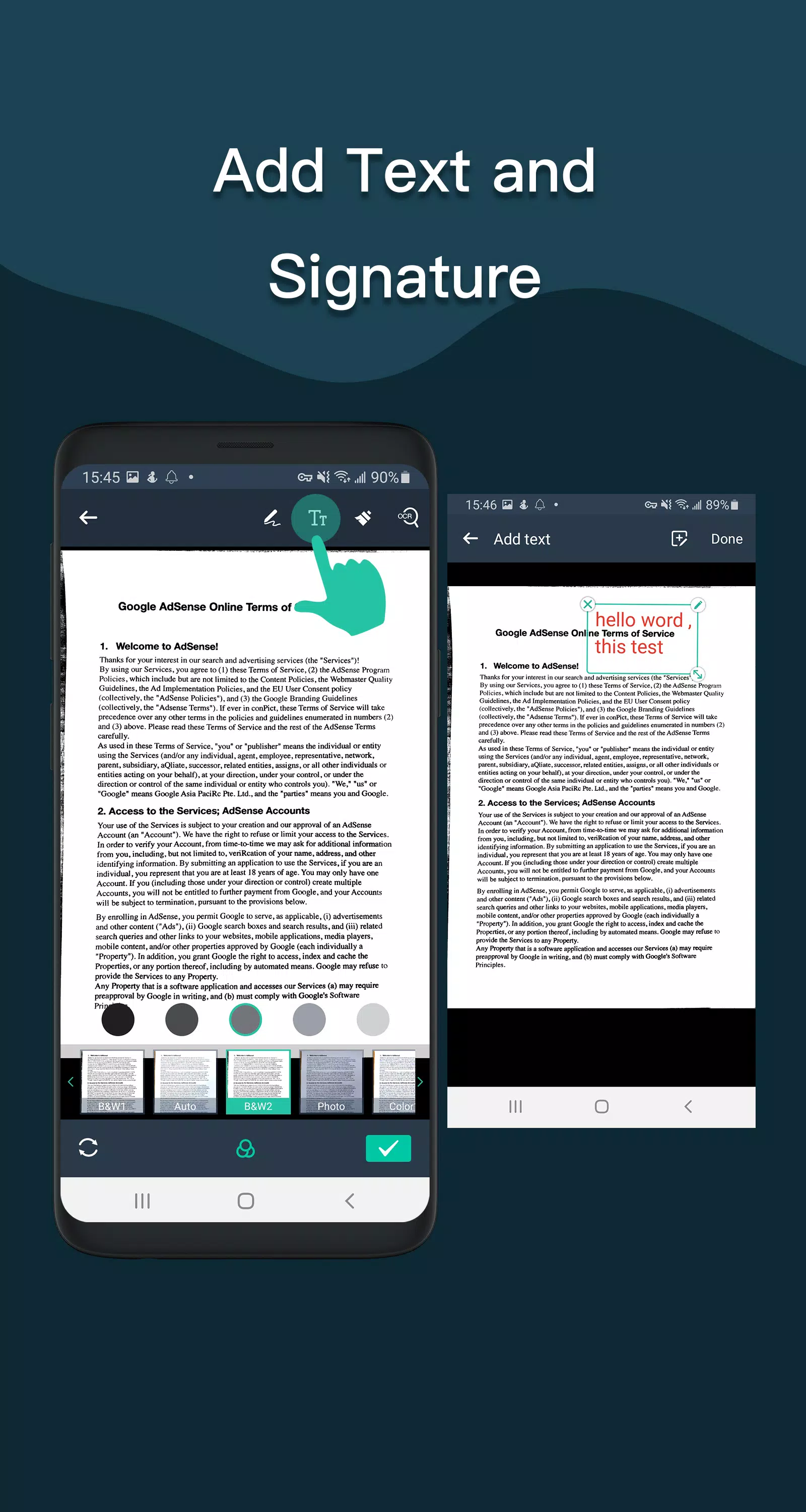 Simple Scan - PDF Scanner App ภาพหน้าจอ 2